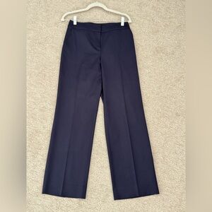 St. John Diana Classic Wool Navy Blue Dress Pants Womens Sz 4  Straight Leg